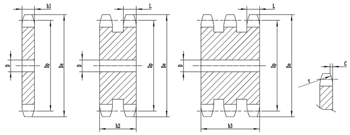 transmission chains and sprockets