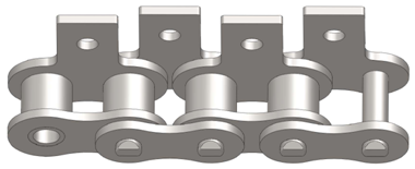 Short pitch stainless steel chain SA&SK series attachments | China conveyor chain manufacturers | Standard roller chain supplier