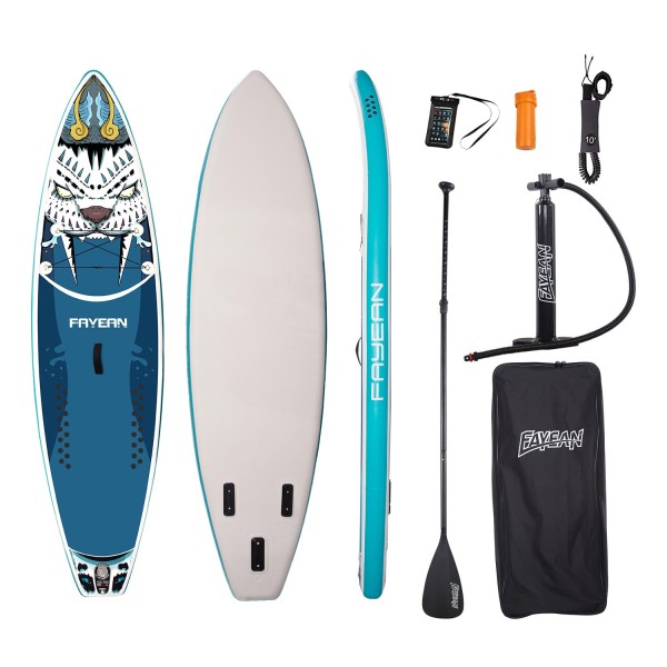 Inflatable Stand Up Paddle Board-Tiger