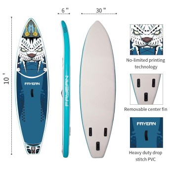 Inflatable Stand Up Paddle Board-Tiger