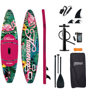 Inflatable Stand Up Paddle Board-Flamingos