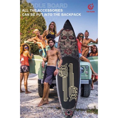 Inflatable Stand Up Paddle Board-GUN AND ROSE