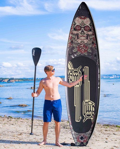 Inflatable Stand Up Paddle Board-GUN AND ROSE