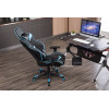 Ergonomic Backrest High Quality Back Gaming Chairs of Racing 005 Blue