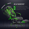 China Factory High Quality Back Gaming Chairs of Racing 006 Green