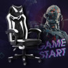 China Factory High Quality Back Gaming Chairs of Racing 006 white
