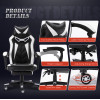 China Factory High Quality Back Gaming Chairs of Racing 006 white