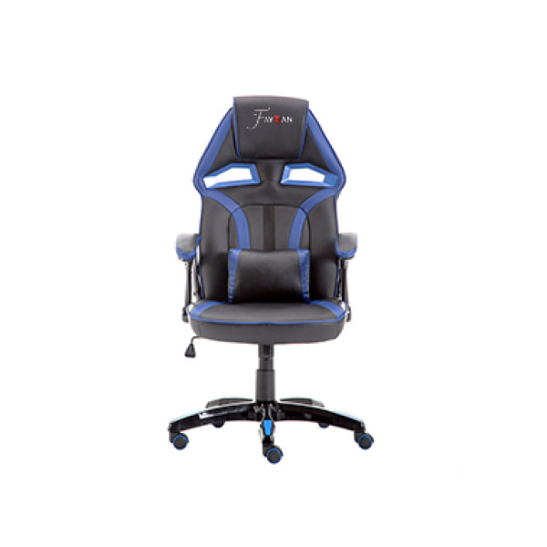 Ergonomic Backrest and Seat Recliner Computer High Back Gaming Chairs of Racing 003 blue