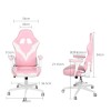 China Factory High Quality Back Gaming Chairs of  Racing 007 Pink