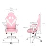 China Factory High Quality Back Gaming Chairs of Racing 007 Pink