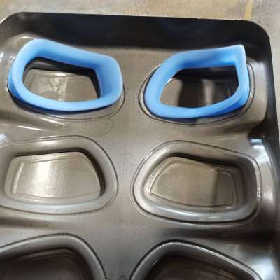 Custom solid silicone mold for Silicone swimming goggles silicone mould