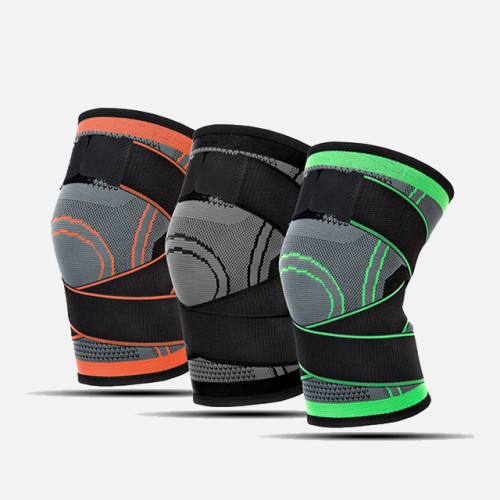 Knitted Sports Knee Pads Sleeve Knee Brace Support Compression