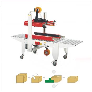 Manual folding and sealing machine