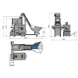 Automatische Zuführmaschine + Zählmaschine + Schlauchfolienverpackungsmaschine