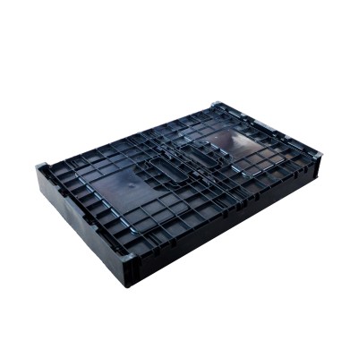 600*400 hot sale reusable virgin pp plastic stacking storage folding