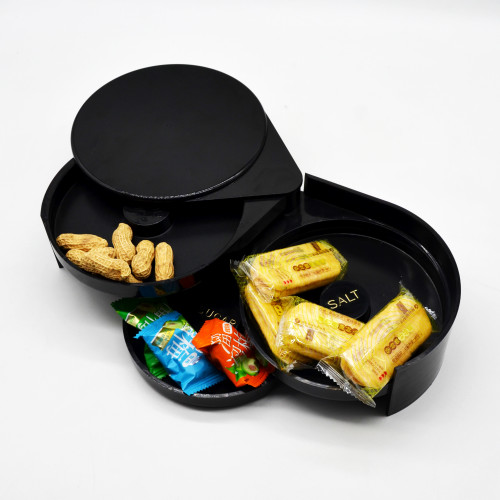 3 layers of rotating candy dish