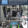 Automatic Mask Machine with ear loop folding device and packing machine 80-100pcs per min