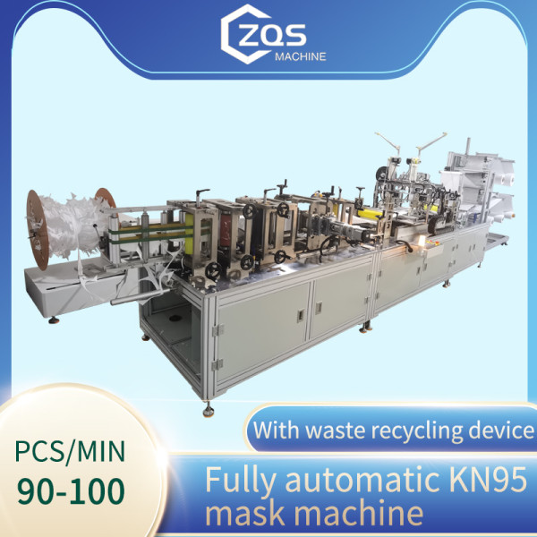 2021 full automatic high speed 90-100pcs per min KN95 mask machine