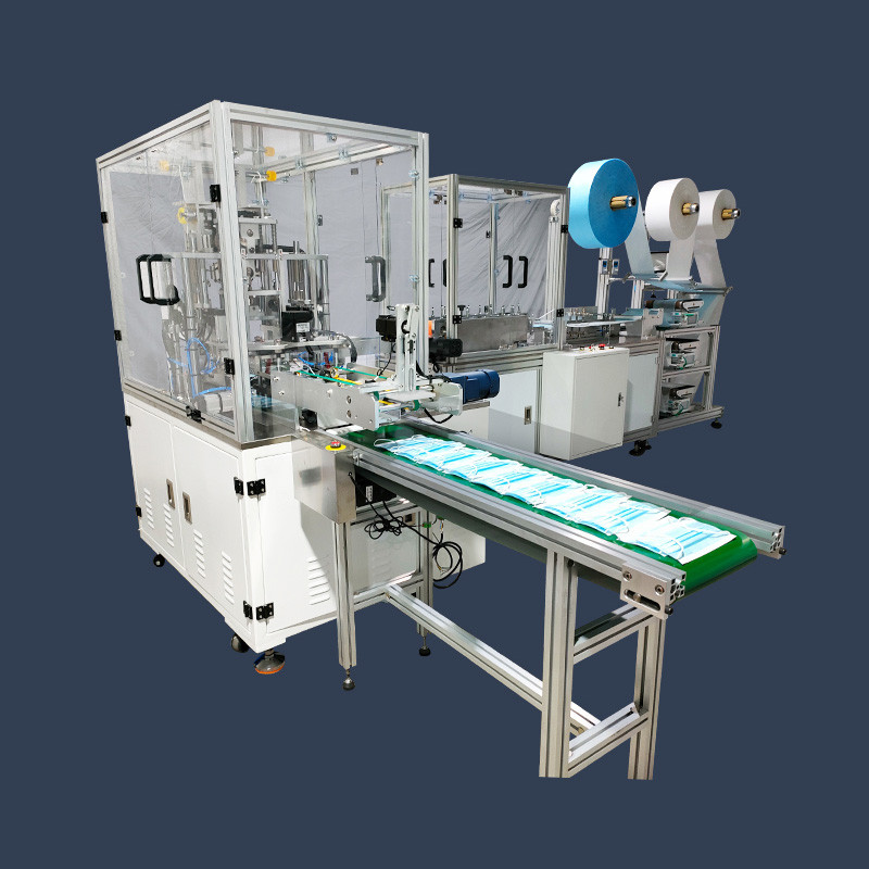 New mask machine with the protective cover 140-160pcs per min