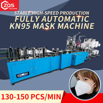 in stock 2021 full automatic high speed 120-130pcs per min KN95 mask machine