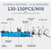 in stock 2021 full automatic high speed 120-130pcs per min KN95 mask machine