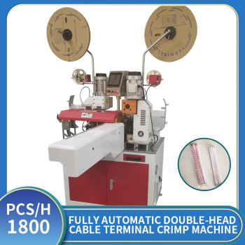 Fully automatic double-head terminal machine
