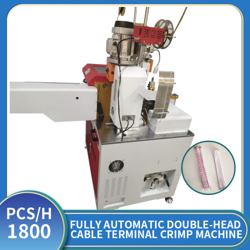Fully automatic double-head terminal machine