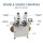 Fully automatic Mitsubishi Servo Motros Double head terminal crimping machine
