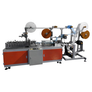 fully automatic double nose bridge positioning mask body making machine 120-200 pcs per min