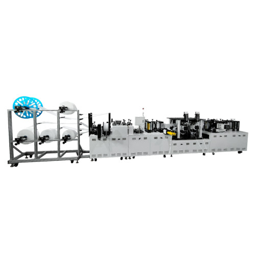 2021 fully automatic headband KN95 N95 2D mask making machine with double ear loop welding position 60pcs per min
