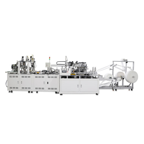 Fully Automatic 3M cup Mask making machine with ear loop welding machine