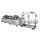 Fully Automatic double station hot pressing side welding ear loop 3M cup mask machine 12-15pcs per min