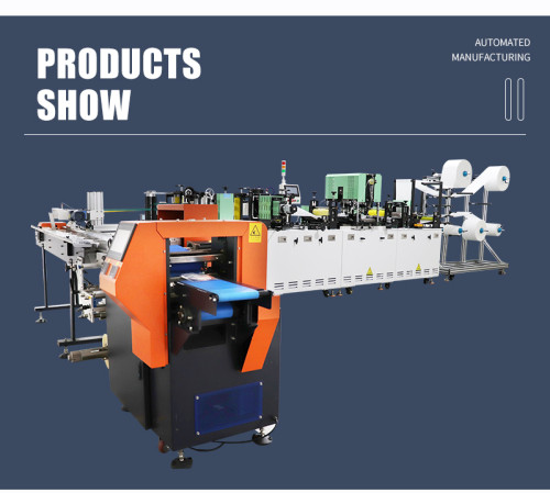 Fully automatic KN95 mask machine with flip belt and 3 servo motors packing machine