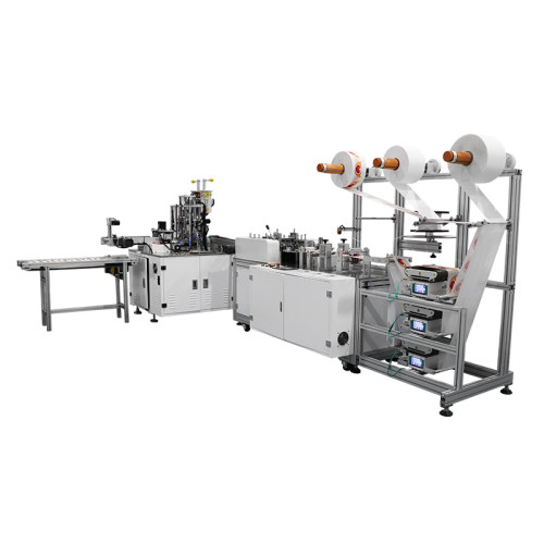 Automatic 1+1 positioning Face Mask Machine 100-120pcs per min