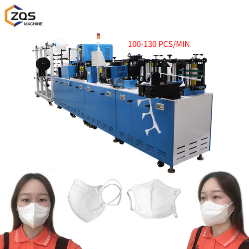 2021 fully automatic high speed customized13 servo motors 4 ultrasonic KN95 N95 2D face mask making machine
