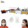 Fully automatic KN95 mask machine with flip belt and 3 servo motors packing machine