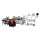 1+1 KF94 fish mask machine with flip belt ear loop folding device + 3servo motor packing machine + UV Sterilization lamp