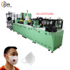 2021 fully automatic high speed 14 servo motors 4 ultrasonic KN95 N95 2D face mask making machine with punching device for breath valve