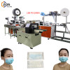 High speed full servo Inner Ear loop Edging Medical Hospital Face Mask Machine with pillow packing machine