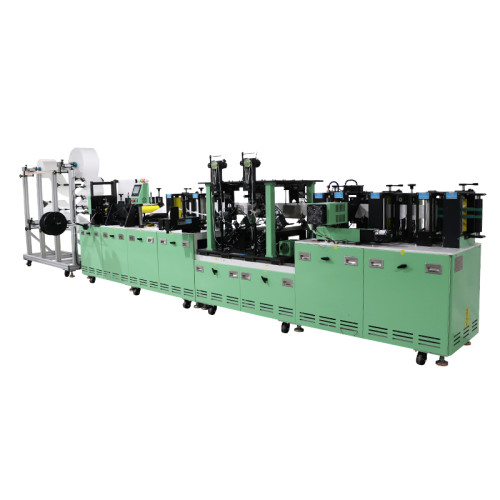 2021 fully automatic headband KN95 N95 2D mask making machine with breath vavle hole punching device