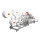 New update automatic 50-60 pcs per min headband KN95/N95 FFP2 FFP3 1860s mask machine