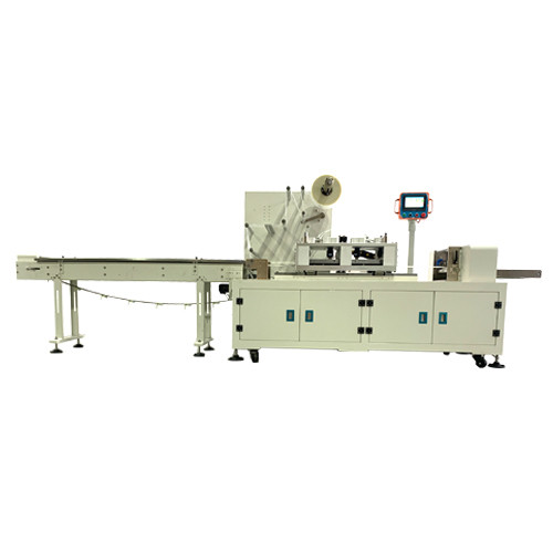 Blank masks , KF94 , KN95 , N95 , butterfly shape masks 4 sides seal paper-plastic bag packing machine with 6 servo motors 100-120pcs per min