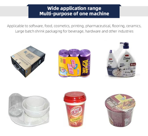 L Type Heat Shrink Packaging Machine for Dental floss box, cosmetics box, food box, mask box, hardware box