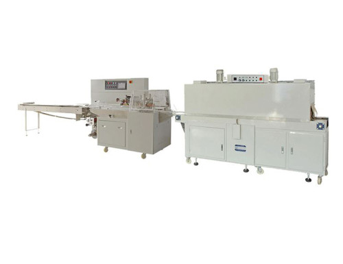 Pillow Type Heat Shrink Packaging Machine for Dental floss box, cosmetics box, food box, mask box, hardware box