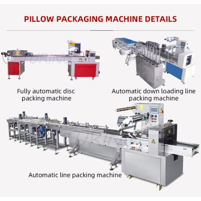 Pillow Type Heat Shrink Packaging Machine for Dental floss box, cosmetics box, food box, mask box, hardware box