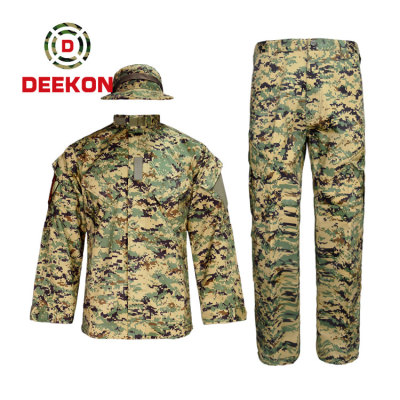 China uniform Supply Philippines Anti infrared Woodland Camo Battle Uniform