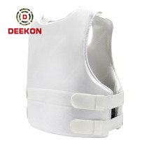 Supplier Light Weight Body Armor White Concealable Vest NIJ IIIA 9mm&.44MA