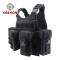 Supplier Bulletproof Vest Swat Black Plate Carrier with Pouches Level 3 Level 4