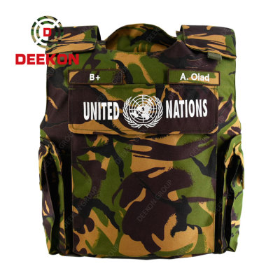 Manufacturer Bulletproof Vest for The United Nations Camouflage Training Military