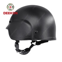 China Factory Made Black PASGT Bulletproof Helmet UHMWPE Helmet with Customized Logo for Uganda Police Use